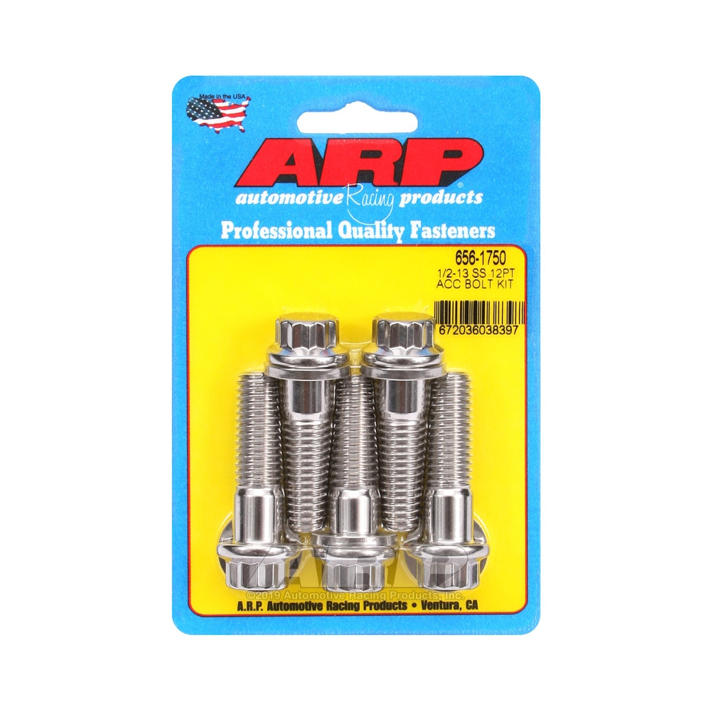 Universal Bolt ARP 1/2-13 - Stainless Steel 12 Pts x5 - ARP-656-1750 - 656-1750 - 3666618195285