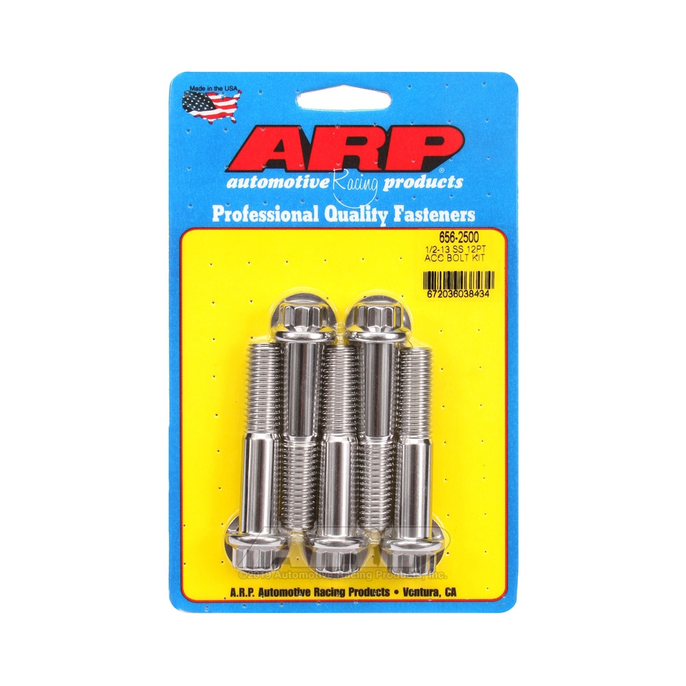 Universalschrauben ARP 1/2-13 - Edelstahl 12 Pkt x5 - ARP-656-2500 - 656-2500 - 3666618195315