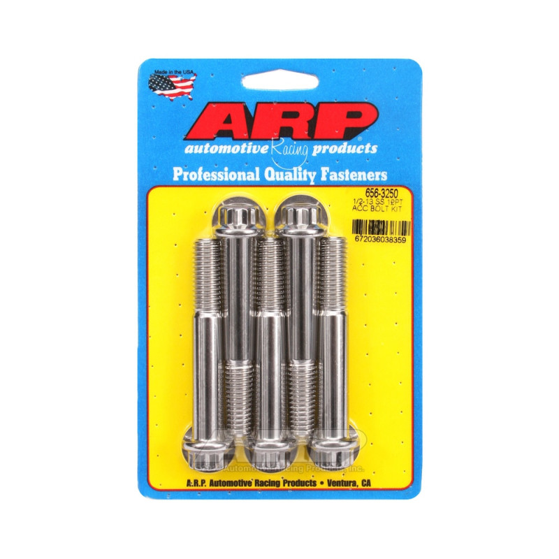 Universal Bolt ARP 1/2-13 - Stainless Steel 12 Pts x5 - ARP-656-3250 - 656-3250 - 3666618195346