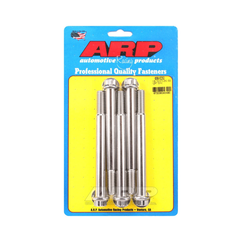 Universal Bolt ARP 1/2-13 - Stainless Steel 12 Pts x5 - ARP-656-5250 - 656-5250 - 3666618195421