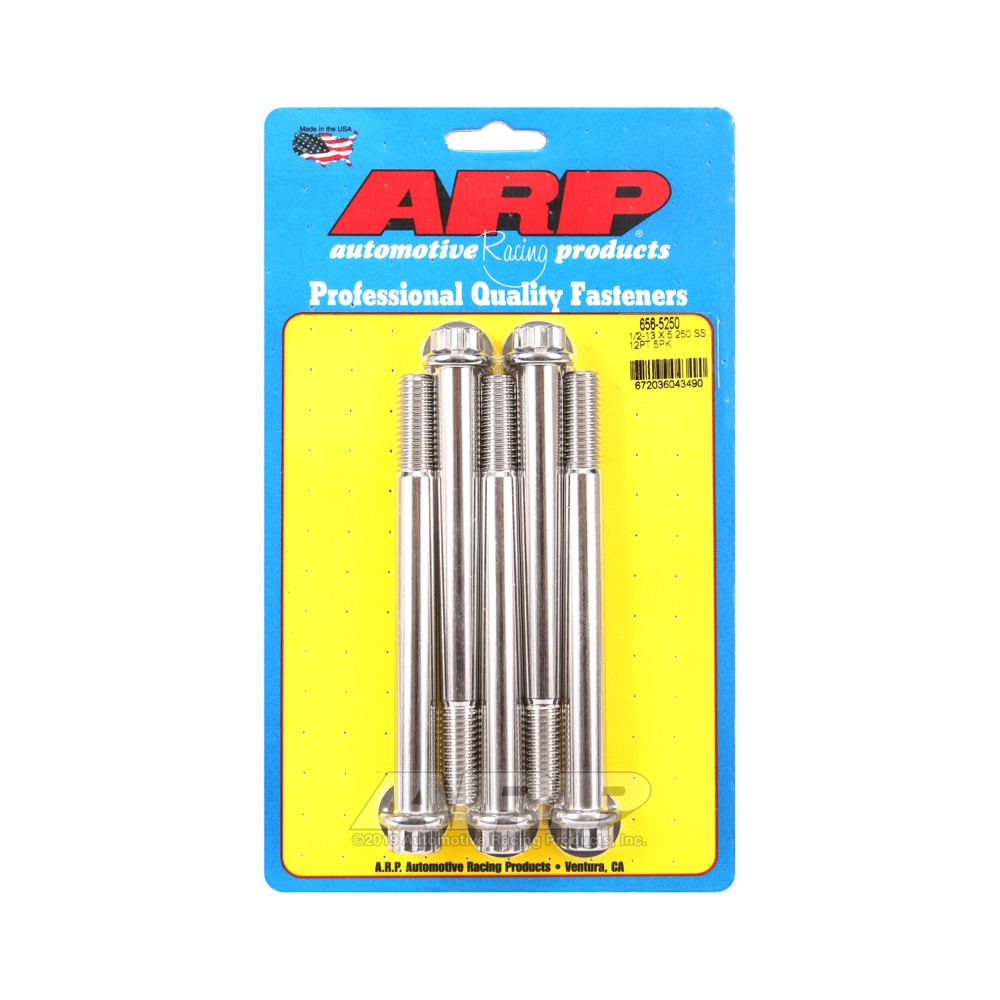 Universalschrauben ARP 1/2-13 - Edelstahl 12 Pkt x5 - ARP-656-5250 - 656-5250 - 3666618195421