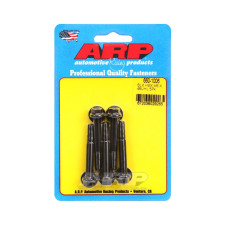 Bullone universale ARP M6 x 1,00 - Esagono ossidato nero x5