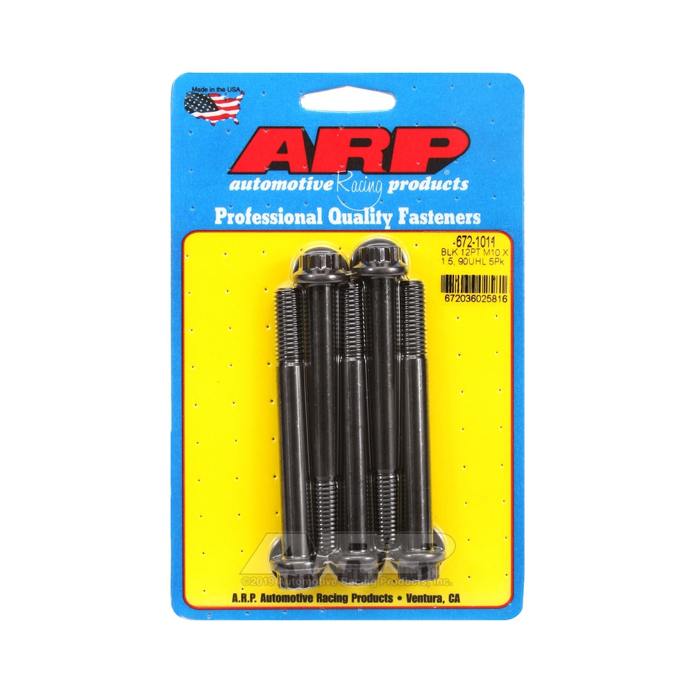 Bulloni universali ARP M10 x 1,50 - Oxyde nero 12 pz. x5 - ARP-672-1011 - 672-1011 - 3666618196749