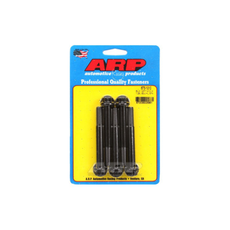 Universal-Schrauben ARP M10 x 1.25 - Black Oxyde 12 Pts x5