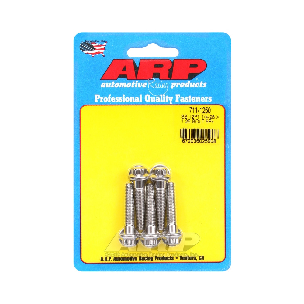 Boulonnerie universelle ARP 1/4-28 - Inox 12 Pts x5 - ARP-711-1250 - 711-1250 - 3666618197210