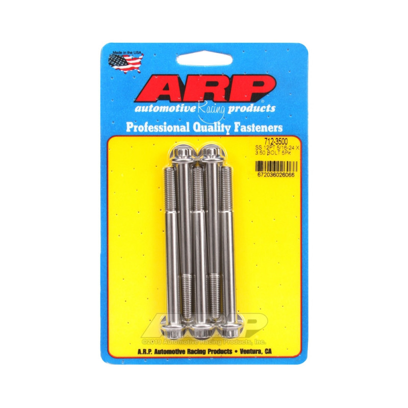 Bullone universale ARP 5/16-24 - Acciaio inox 12 pts x5 - ARP-712-3500 - 712-3500 - 3666618197470