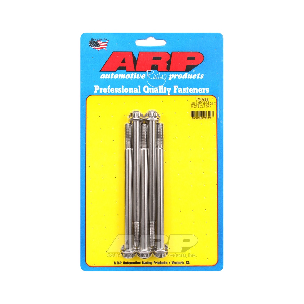 Boulonnerie universelle ARP 5/16-24 - Inox 12 Pts x5 - ARP-712-5000 - 712-5000 - 3666618197531
