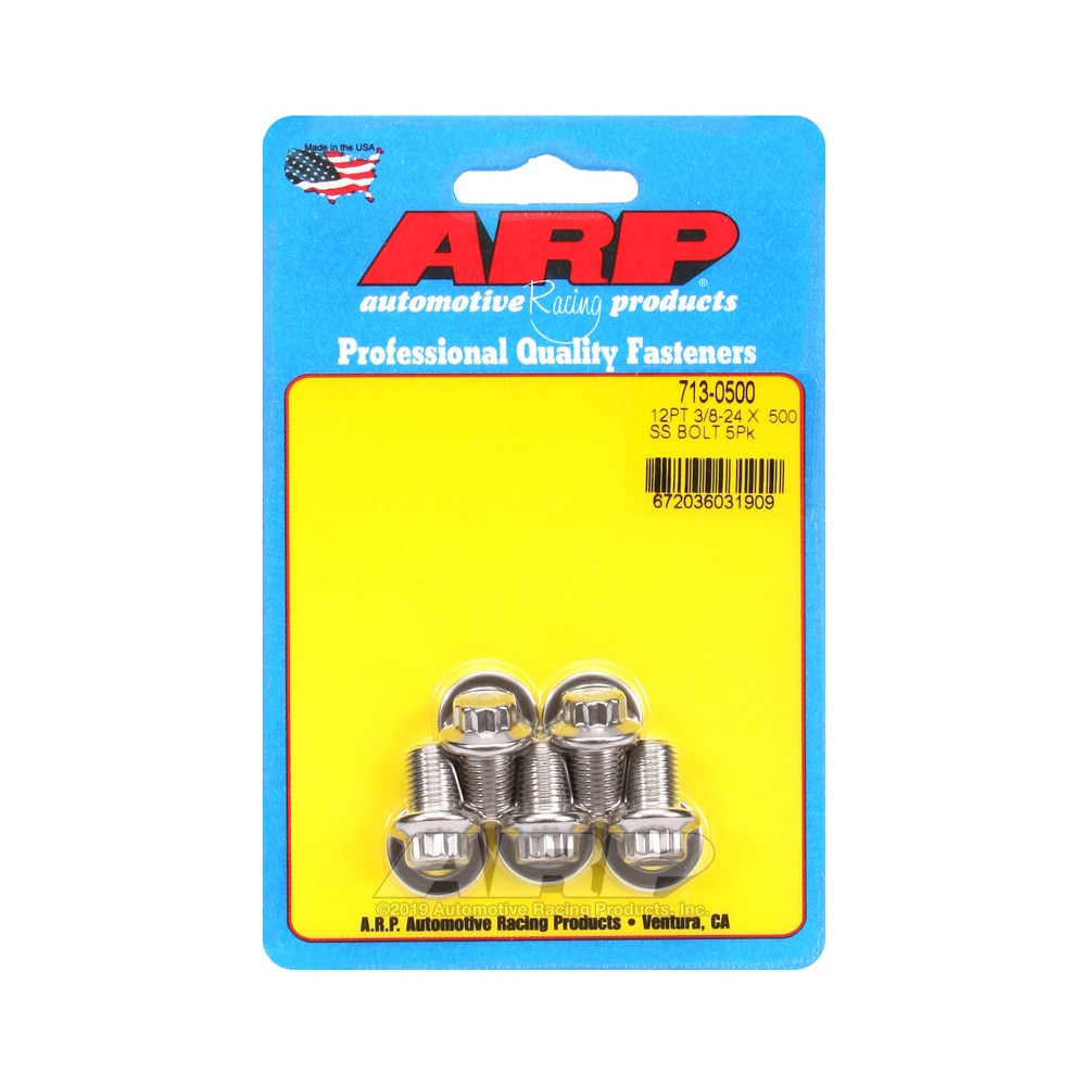 Boulonnerie universelle ARP petite tête 3/8-24 - Inox 12 Pts x5 - ARP-713-0500 - 713-0500 - 3666618197548