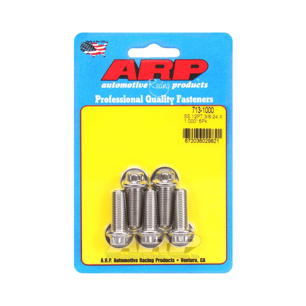 Boulonnerie universelle ARP petite tête 3/8-24 - Inox 12 Pts x5 - ARP-713-1000 - 713-1000 - 3666618197562