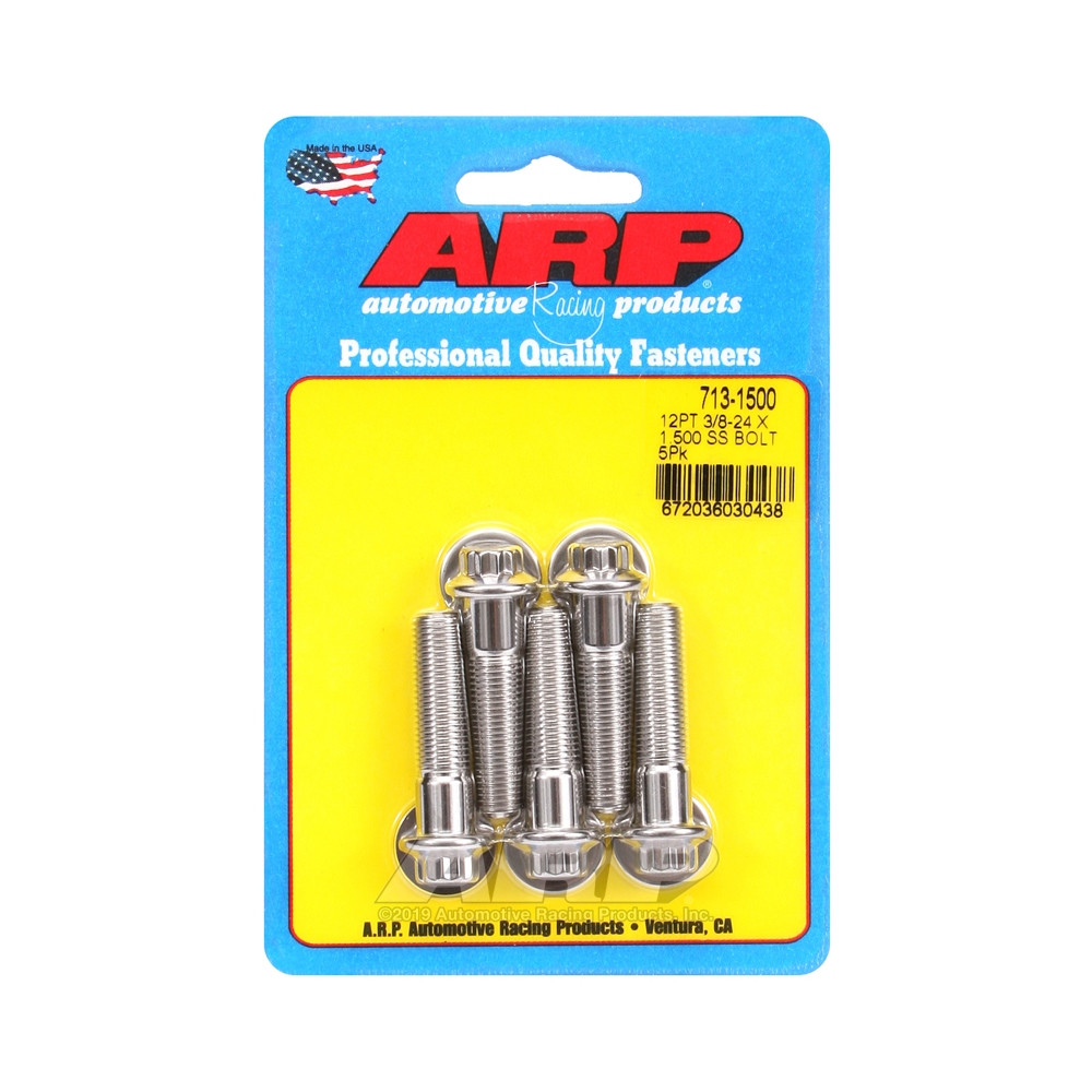 Boulonnerie universelle ARP petite tête 3/8-24 - Inox 12 Pts x5 - ARP-713-1500 - 713-1500 - 3666618197586