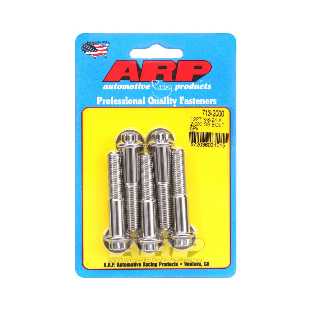 Bullone universale ARP a testa piccola 3/8-24 - Acciaio inox 12 pts x5 - ARP-713-2000 - 713-2000 - 3666618197609