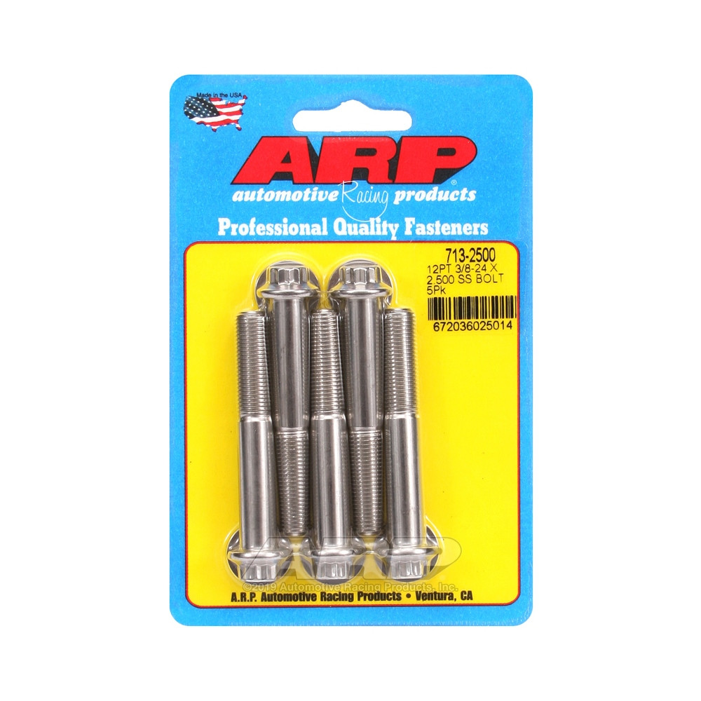 Boulonnerie universelle ARP petite tête 3/8-24 - Inox 12 Pts x5 - ARP-713-2500 - 713-2500 - 3666618197623