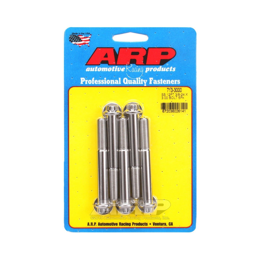 Boulonnerie universelle ARP petite tête 3/8-24 - Inox 12 Pts x5 - ARP-713-3000 - 713-3000 - 3666618197647