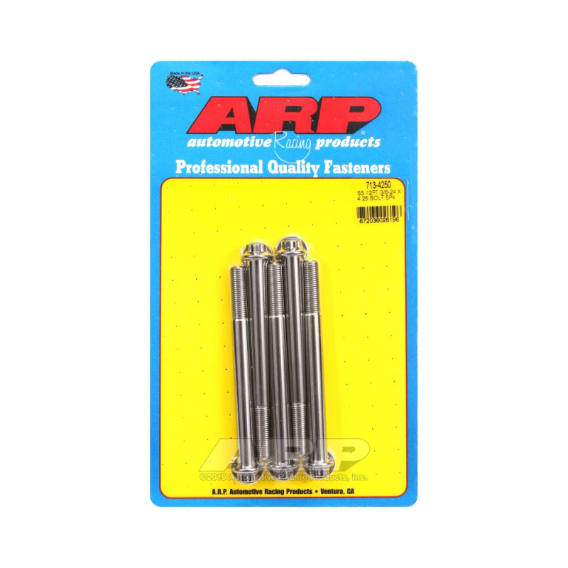 ARP Universal small head bolt 3/8-24 - Stainless steel 12 Pts x5 - ARP-713-4250 - 713-4250 - 3666618197692
