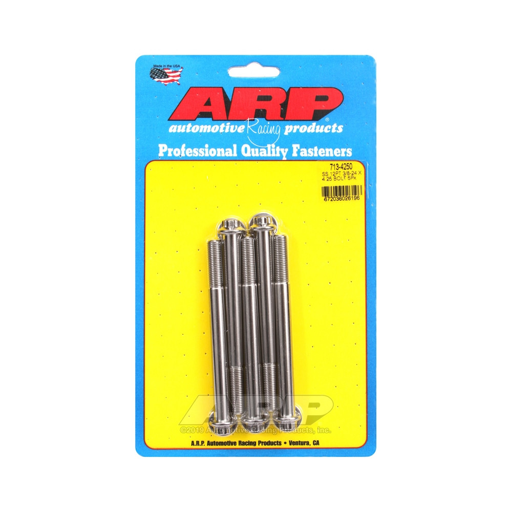 Bullone universale ARP a testa piccola 3/8-24 - Acciaio inox 12 pts x5 - ARP-713-4250 - 713-4250 - 3666618197692