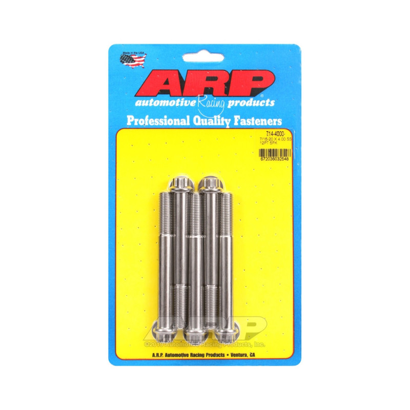 Bullone universale ARP 7/16-20 - Acciaio inox 12 pts x5 - ARP-714-4000 - 714-4000 - 3666618197852