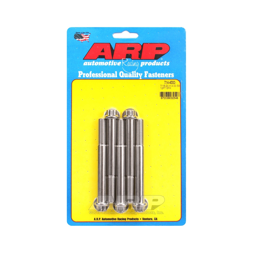 Universalschrauben ARP 7/16-20 - Edelstahl 12 Pkt x5 - ARP-714-4000 - 714-4000 - 3666618197852