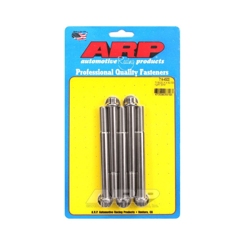 Bullone universale ARP 7/16-20 - Acciaio inox 12 pts x5 - ARP-714-4500 - 714-4500 - 3666618197876