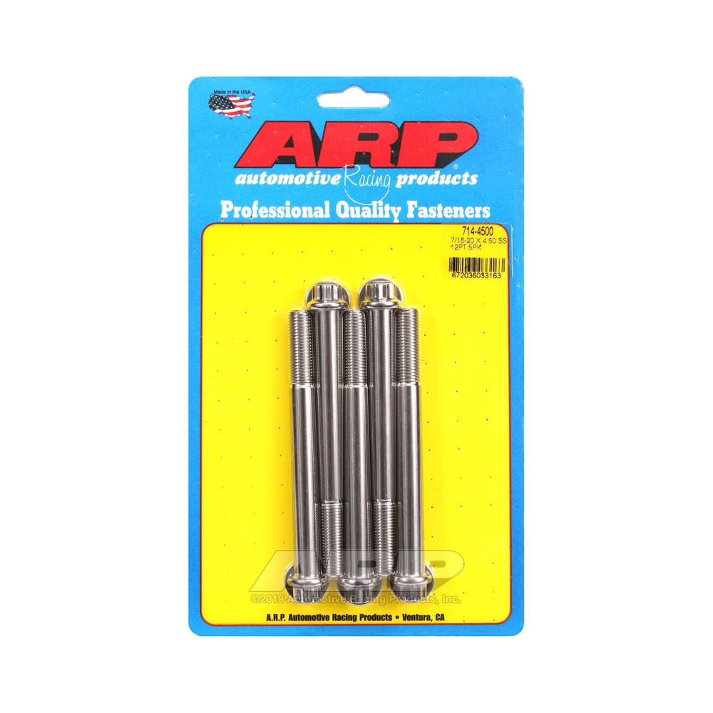 Universalschrauben ARP 7/16-20 - Edelstahl 12 Pkt x5 - ARP-714-4500 - 714-4500 - 3666618197876