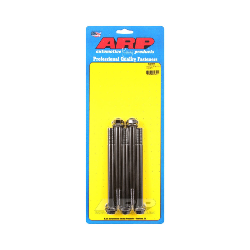 Bullone universale ARP 1/2-20 - Esagonale in ossido nero x5 - ARP-716-5750 - 716-5750 - 3666618198231