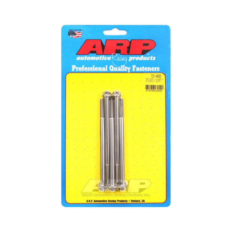 Bullone universale ARP 1/4-28 - Esagono inox x5 - ARP-721-4500 - 721-4500 - 3666618198439