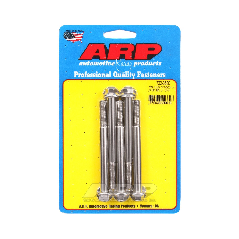 Boulonnerie universelle ARP 5/16-24 - Inox Hex x5 - ARP-722-3500 - 722-3500 - 3666618198569