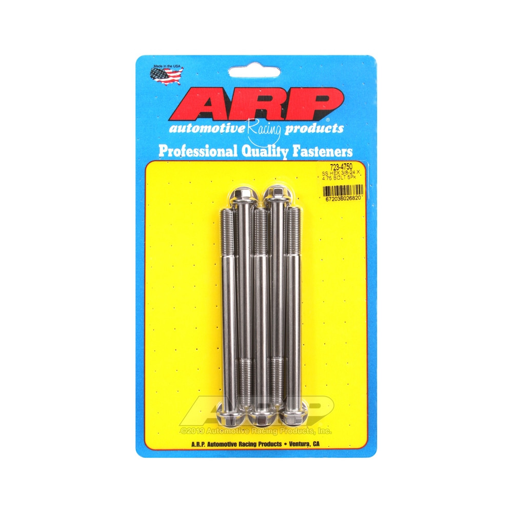 Boulonnerie universelle ARP petite tête 3/8-24 - Inox Hex x5 - ARP-723-4750 - 723-4750 - 3666618198804