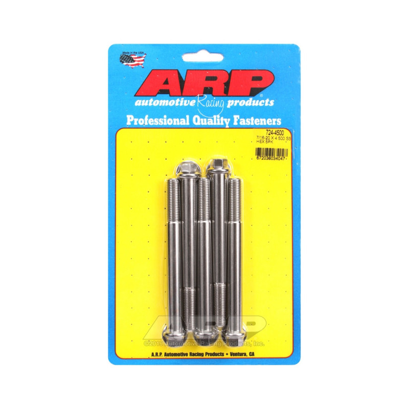 Bullone universale ARP 7/16-20 - Esagono inox x5 - ARP-724-4500 - 724-4500 - 3666618198965