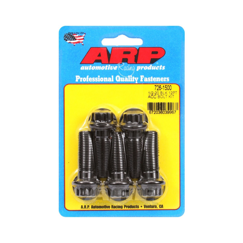 Bullone universale ARP 1/2-20 - Ossido nero 12 pezzi x5 - ARP-726-1500 - 726-1500 - 3666618199153