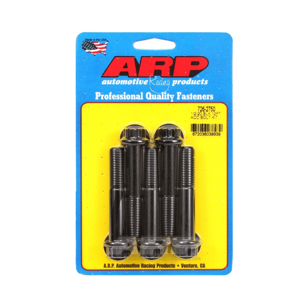 Bullone universale ARP 1/2-20 - Ossido nero 12 pz. x5 - ARP-726-2750 - 726-2750 - 3666618199207