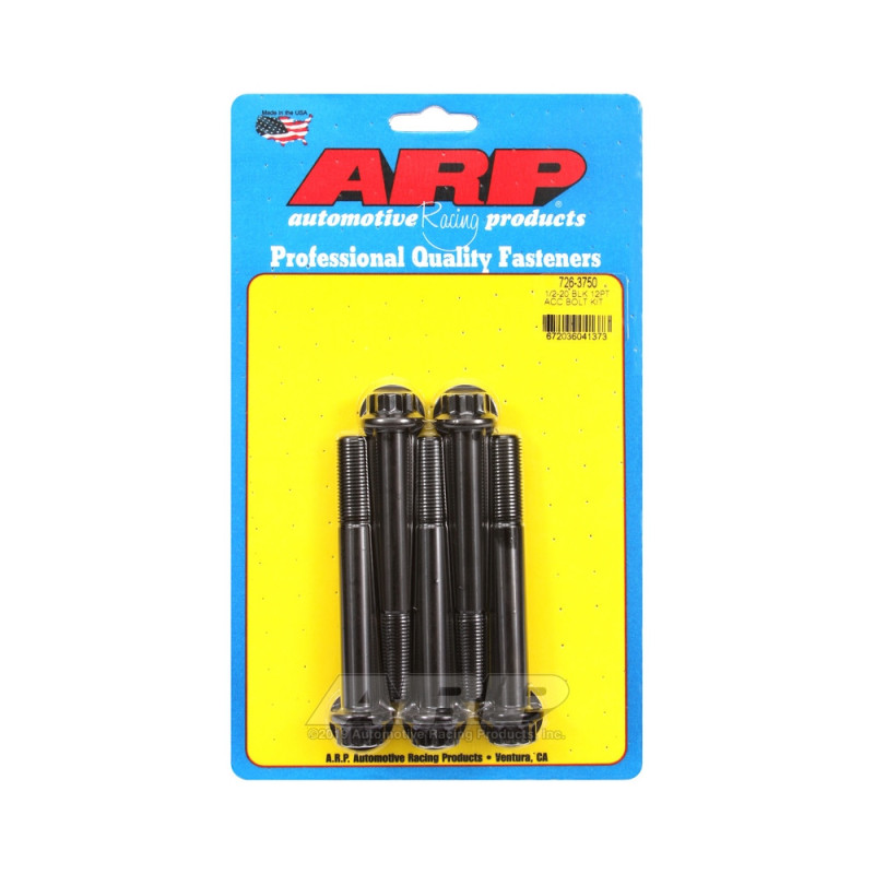 Universal Bolt ARP 1/2-20 - Black Oxyde 12 Pts x5 - ARP-726-3750 - 726-3750 - 3666618199245