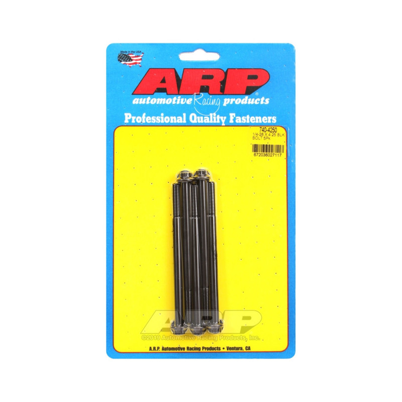 Bullone universale ARP 1/4-28 - Oxyde nero 12 pts x5 - ARP-740-4250 - 740-4250 - 3666618199511