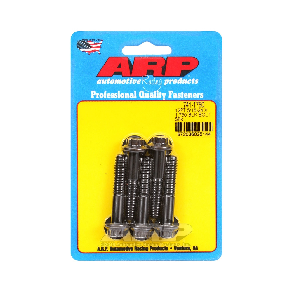 Bullone universale ARP 5/16-24 - Ossido nero 12 pz. x5 - ARP-741-1750 - 741-1750 - 3666618199597