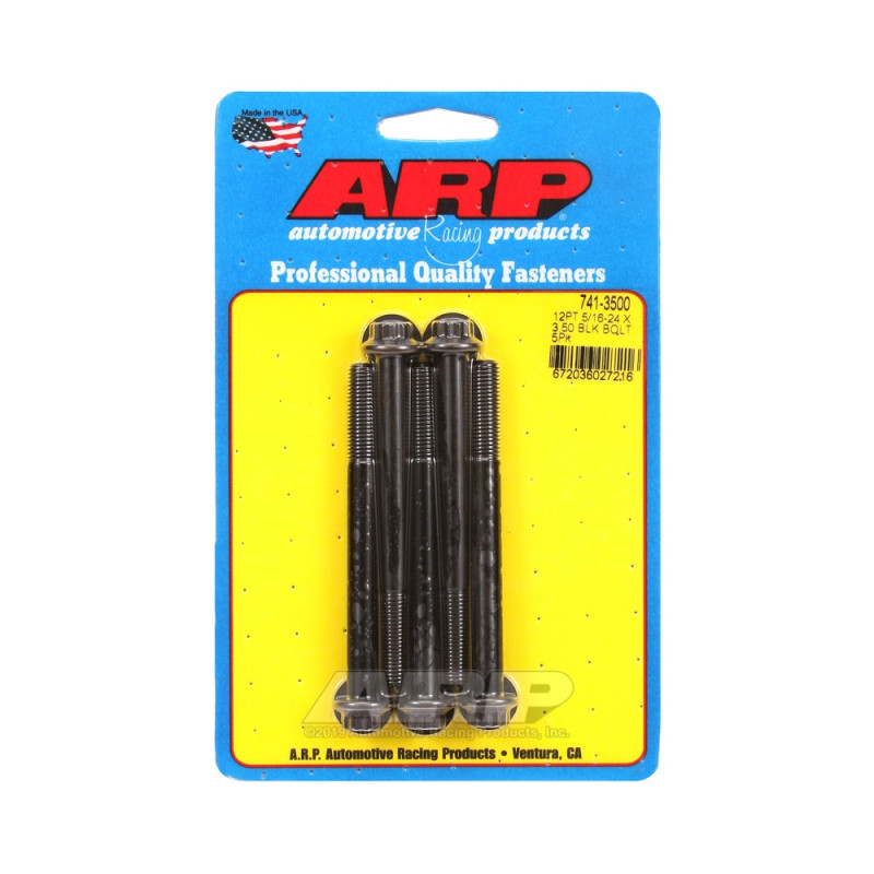 Bullone universale ARP 5/16-24 - Ossido nero 12 pz. x5 - ARP-741-3500 - 741-3500 - 3666618199672