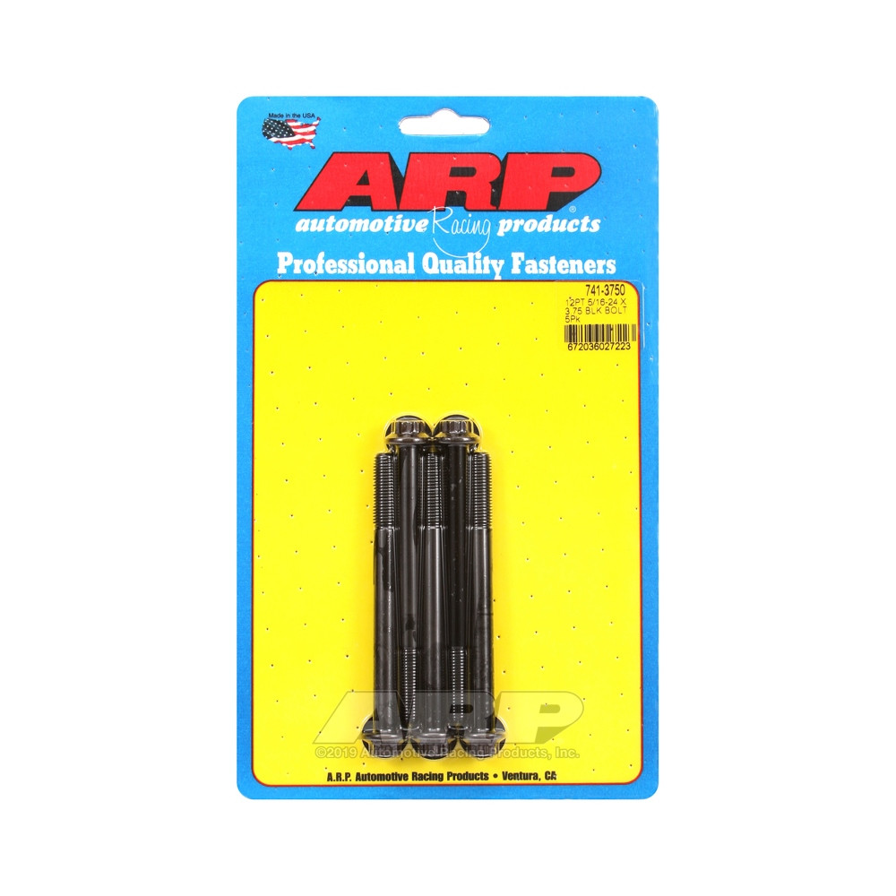 Universalschrauben ARP 5/16-24 - Black Oxyde 12 Pts x5 - ARP-741-3750 - 741-3750 - 3666618199689