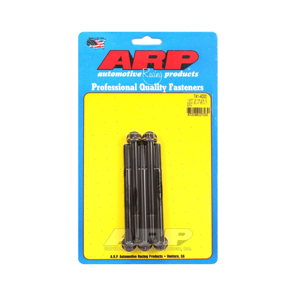 Boulonnerie universelle ARP 5/16-24 - Black Oxyde 12 Pts x5 - ARP-741-4000 - 741-4000 - 3666618199696