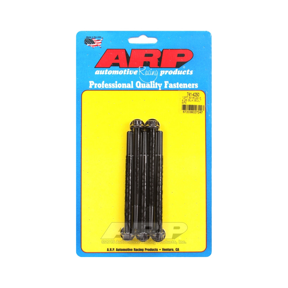 Universalschrauben ARP 5/16-24 - Black Oxyde 12 Pts x5 - ARP-741-4250 - 741-4250 - 3666618199702