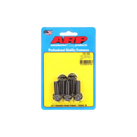 Universalschrauben ARP kleiner Kopf 3/8-24 - Black Oxyde 12 Pts x5