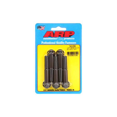 Universalschrauben ARP kleiner Kopf 3/8-24 - Black Oxyde 12 Pts x5