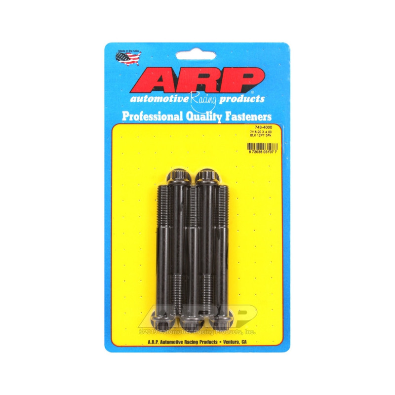 Bullone universale ARP 7/16-20 - Ossido nero 12 pz. x5 - ARP-743-4000 - 743-4000 - 3666618200057