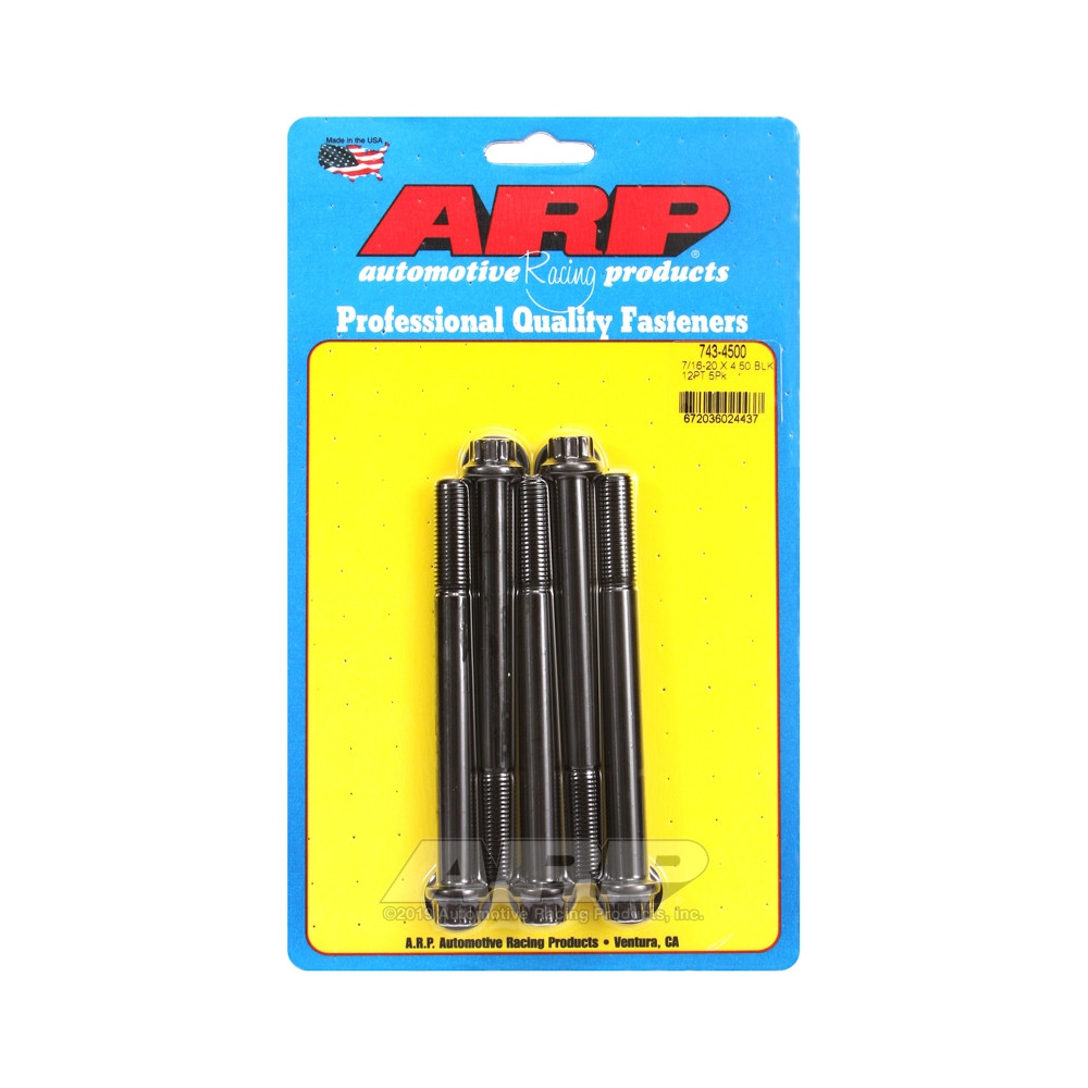 Universalschrauben ARP 7/16-20 - Black Oxyde 12 Pts x5 - ARP-743-4500 - 743-4500 - 3666618200071