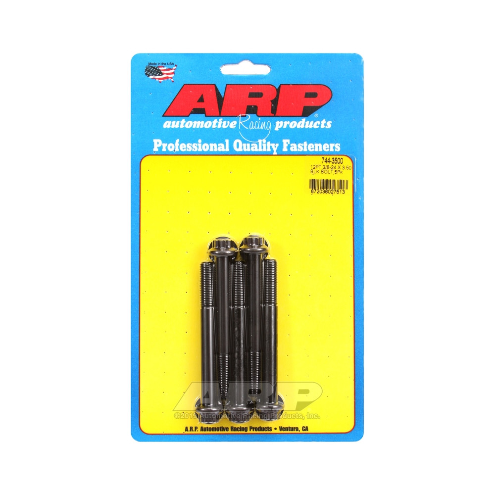 Universalschrauben ARP Kopf STD 3/8-24 - Black Oxyde 12 Pts x5 - ARP-744-3500 - 744-3500 - 3666618200217