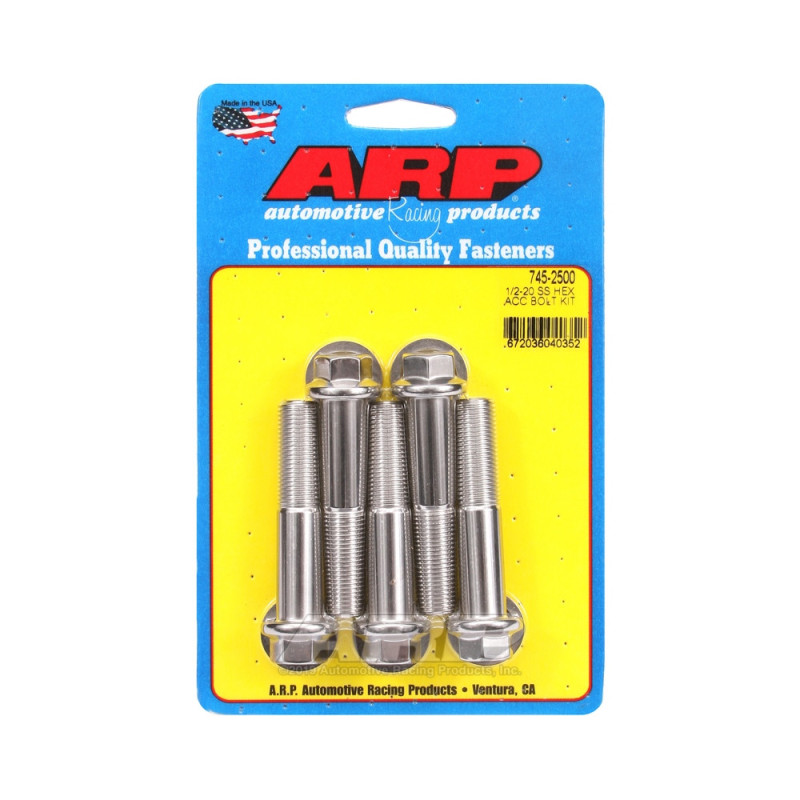 Bullone universale ARP 1/2-20 - Esagono inox x5 - ARP-745-2500 - 745-2500 - 3666618200309