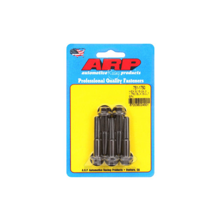 Boulonnerie universelle ARP 5/16-24 - Black Oxyde Hex x5