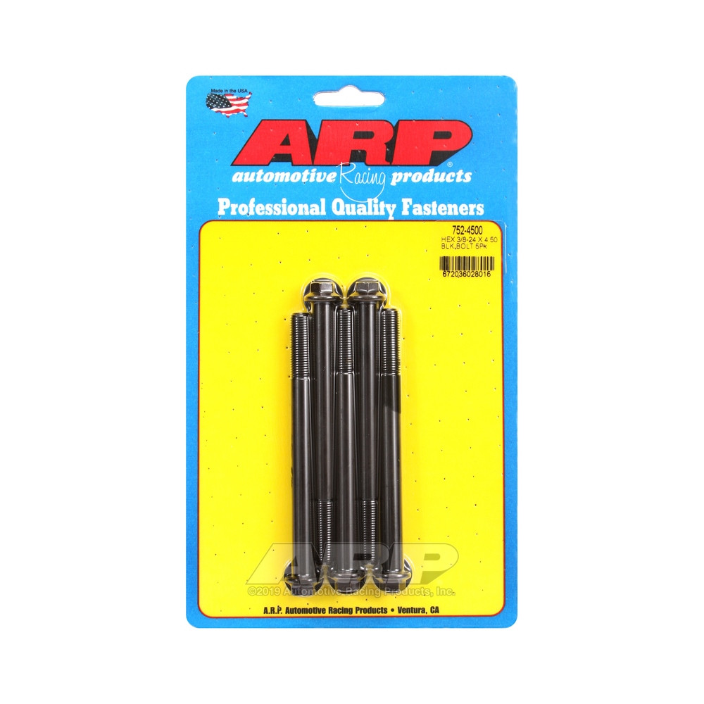 Universalschrauben ARP kleiner Kopf 3/8-24 - Black Oxyde Hex x5 - ARP-752-4500 - 752-4500 - 3666618227153