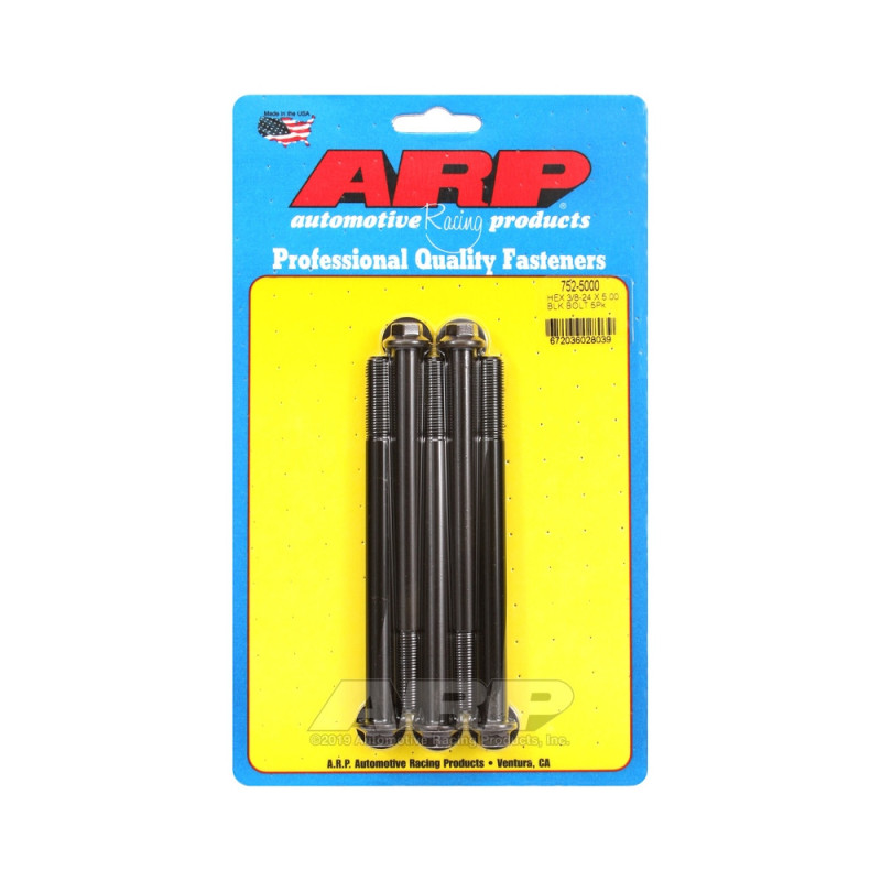 Universalschrauben ARP kleiner Kopf 3/8-24 - Black Oxyde Hex x5 - ARP-752-5000 - 752-5000 - 3666618227177