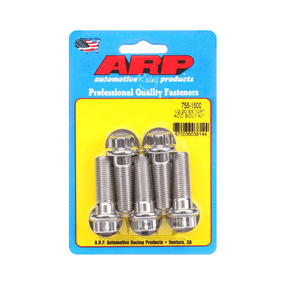 Bullone universale ARP 1/2-20 - Acciaio inox 12 pts x5 - ARP-755-1500 - 755-1500 - 3666618227511