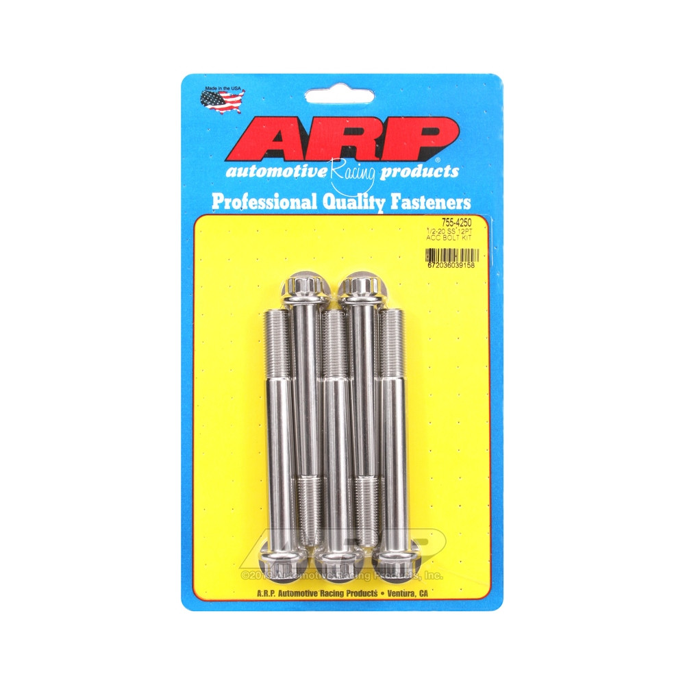 Bullone universale ARP 1/2-20 - Acciaio inox 12 pts x5 - ARP-755-4250 - 755-4250 - 3666618227627