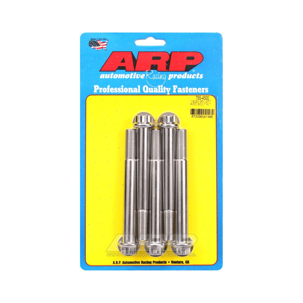 Bullone universale ARP 1/2-20 - Acciaio inox 12 pts x5 - ARP-755-4500 - 755-4500 - 3666618227634