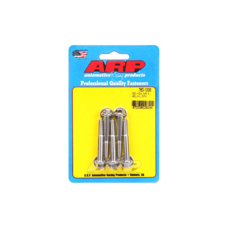 Boulonnerie universelle ARP M6 x 1.00 - Inox Hex x5